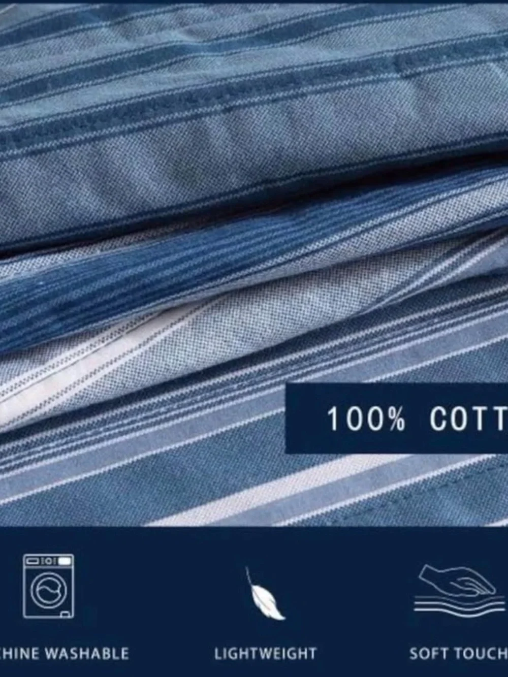 Nautica Blue Striped Daybed Comforter Set